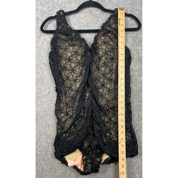 Vintage 1960s Cole of California Swimsuit Bathing Suit One Piece Mesh Ruched 60s - Picture 13 of 14